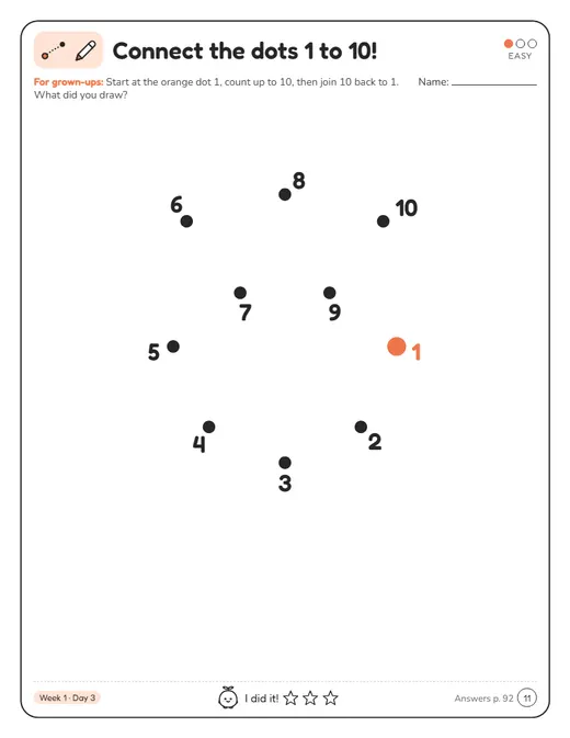 Round maze page